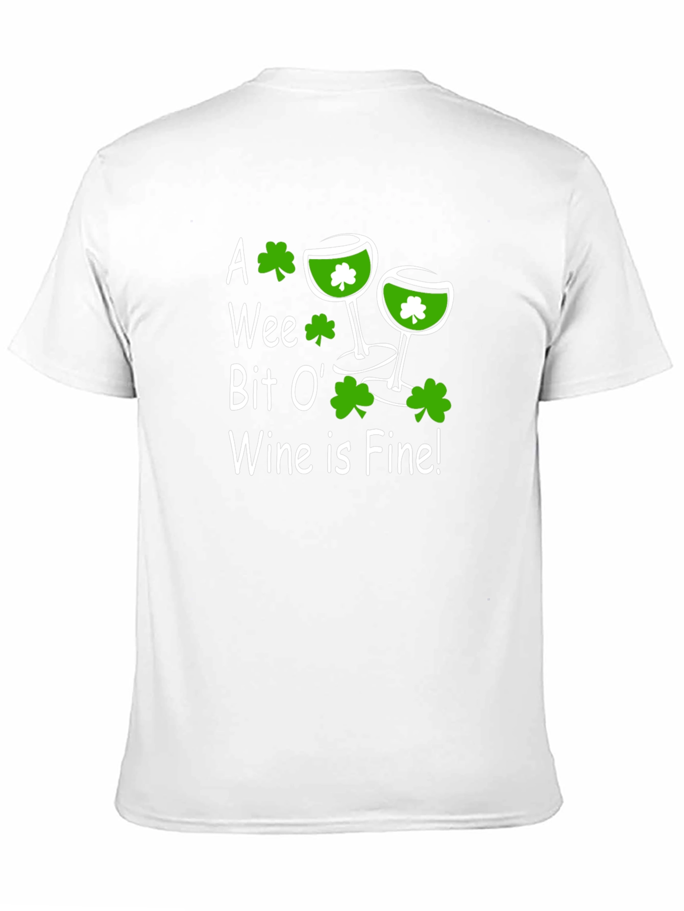 St. Patricks Day Wine Graphic T-Shirt