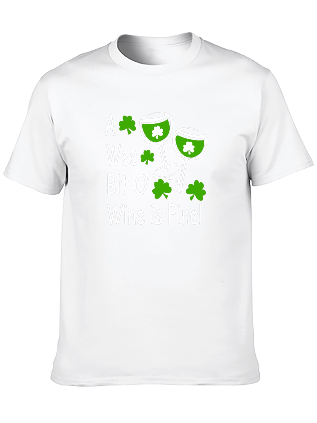 St. Patricks Day Wine Graphic T-Shirt