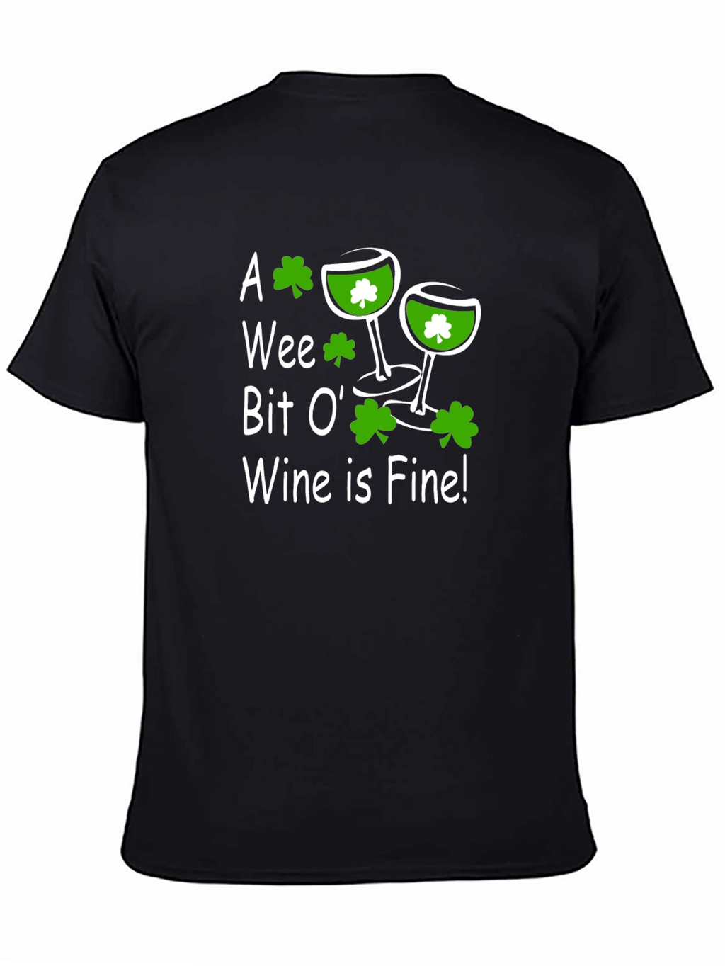 St. Patricks Day Wine Graphic T-Shirt