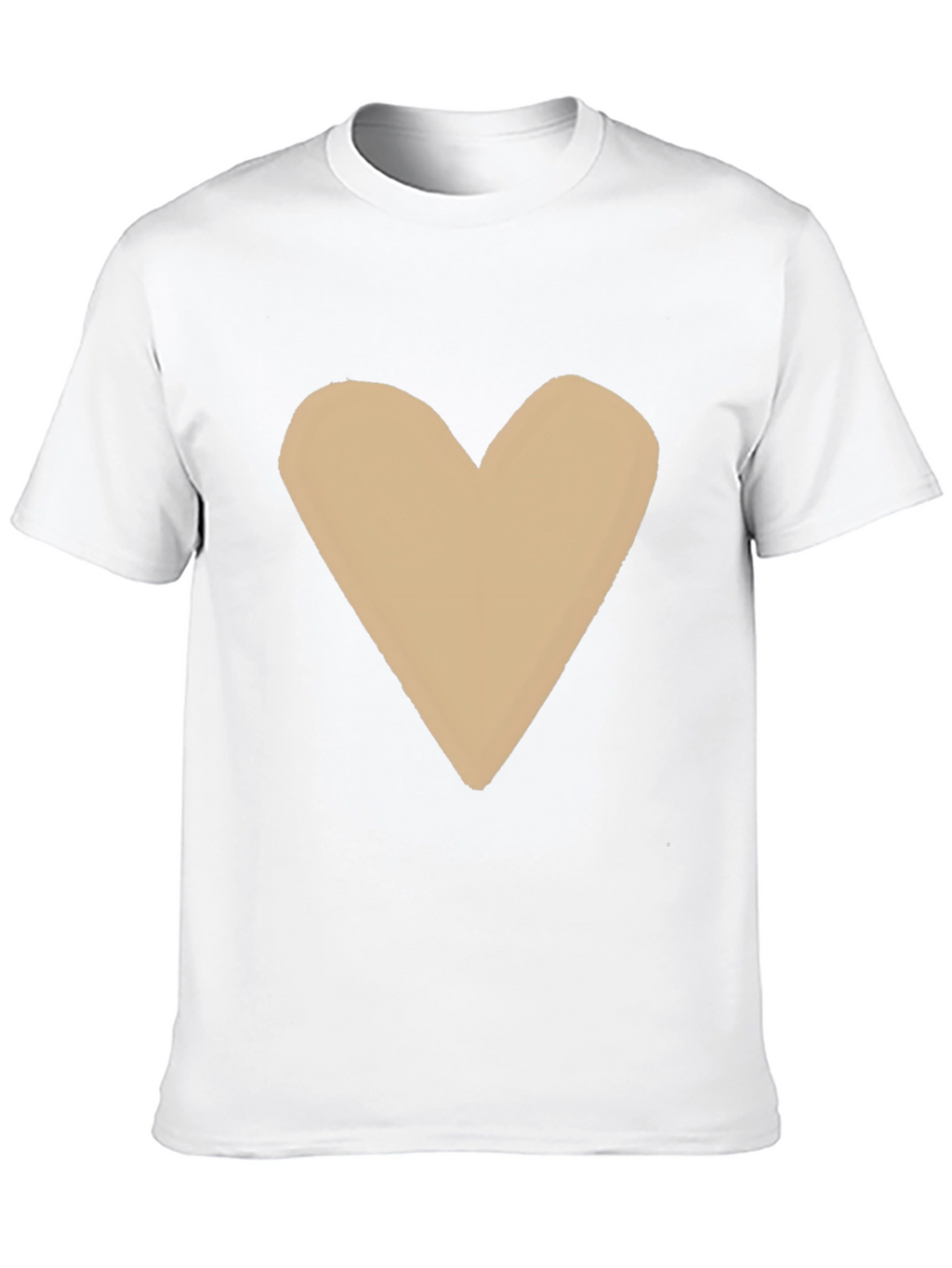 Heart Graphic Tee - Casual Black T-Shirt