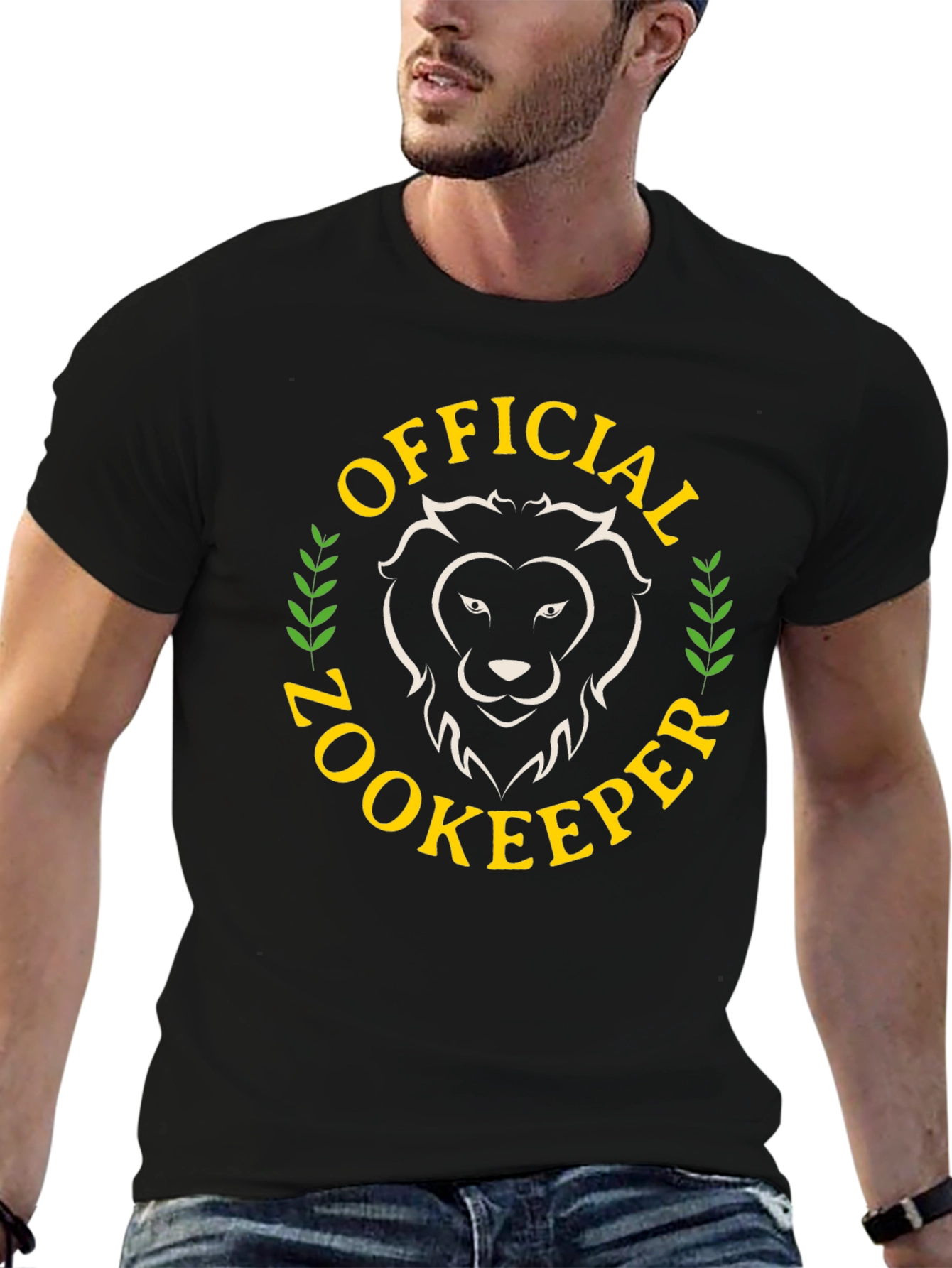 Official Zookeeper T-Shirt Lion Graphic