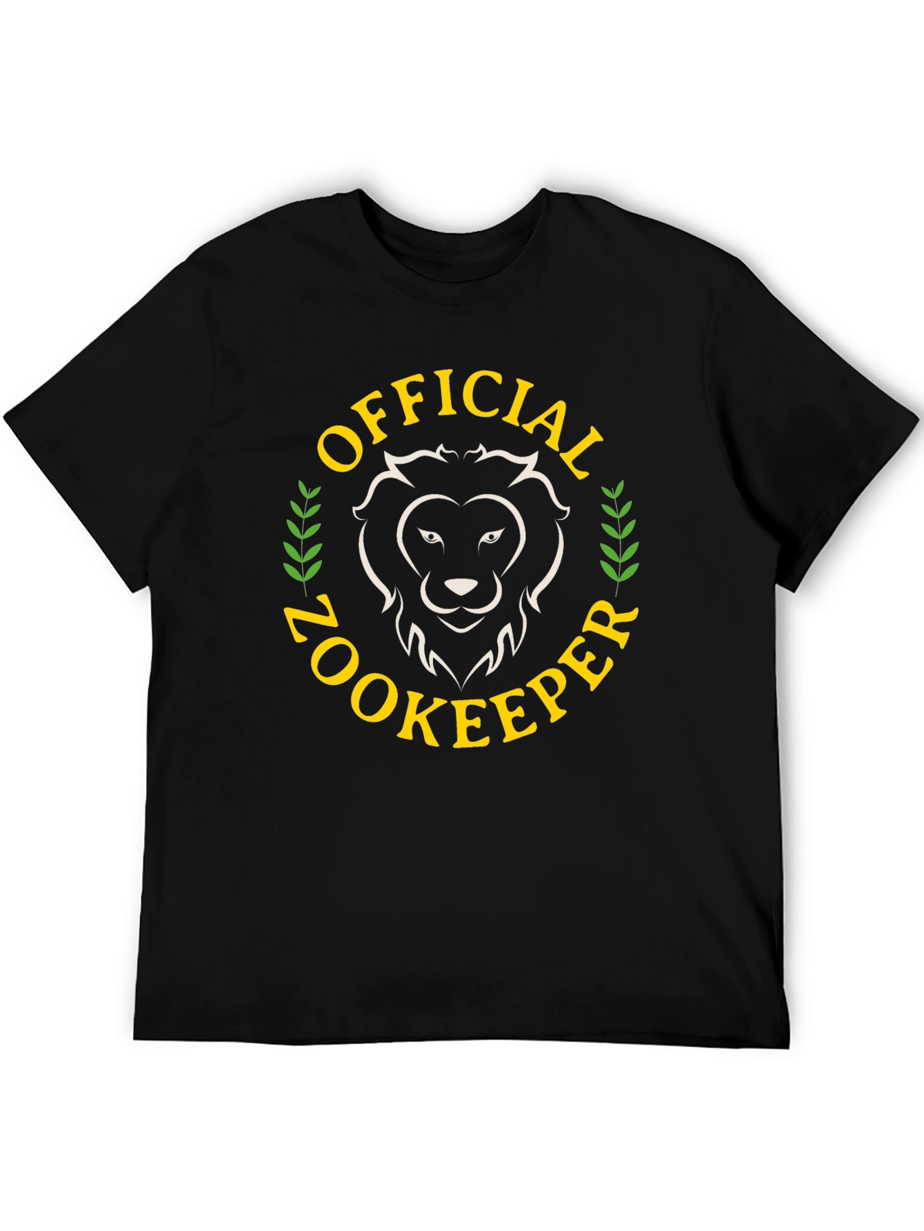 Official Zookeeper T-Shirt Lion Graphic