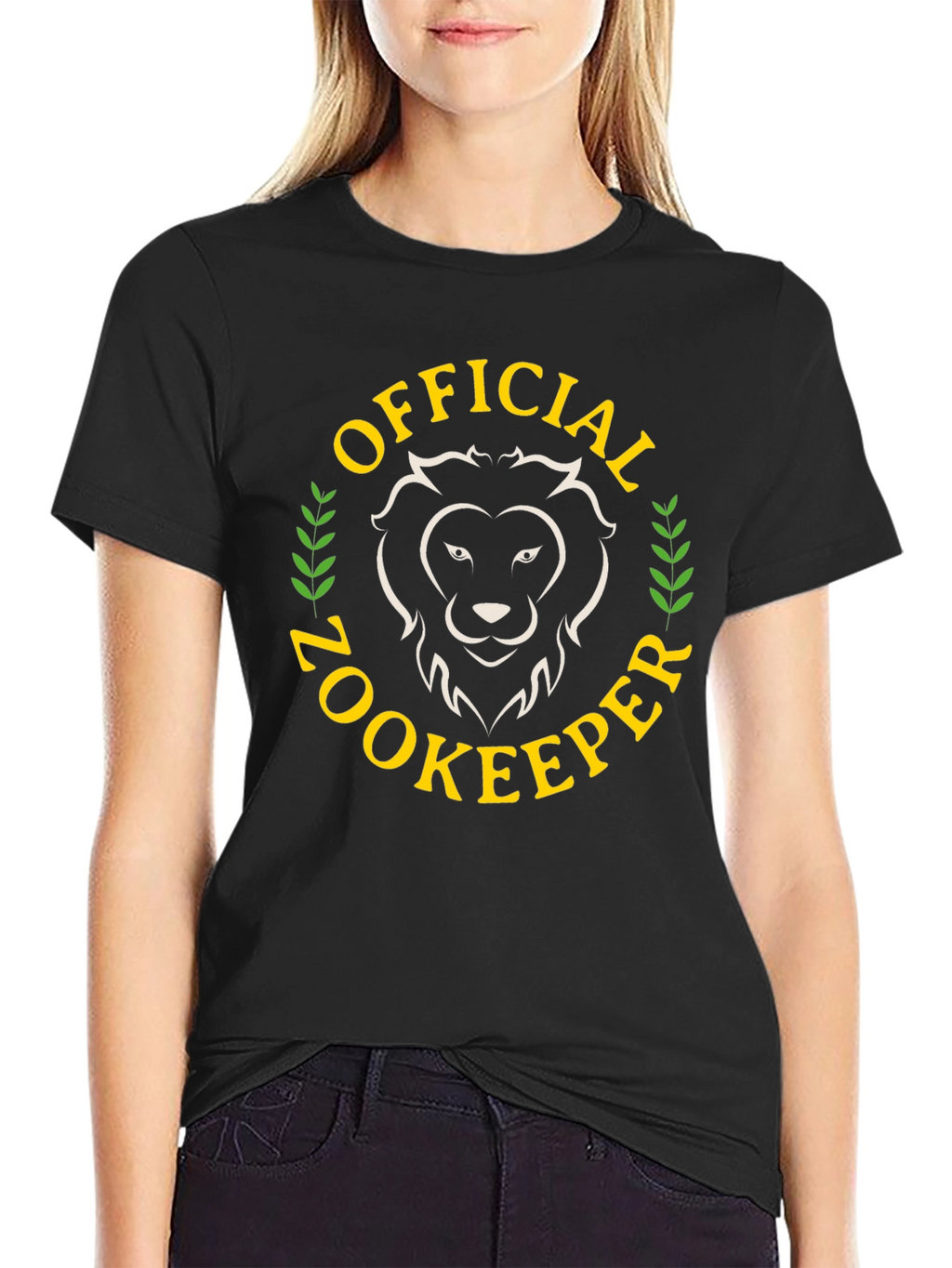 Official Zookeeper T-Shirt Lion Graphic