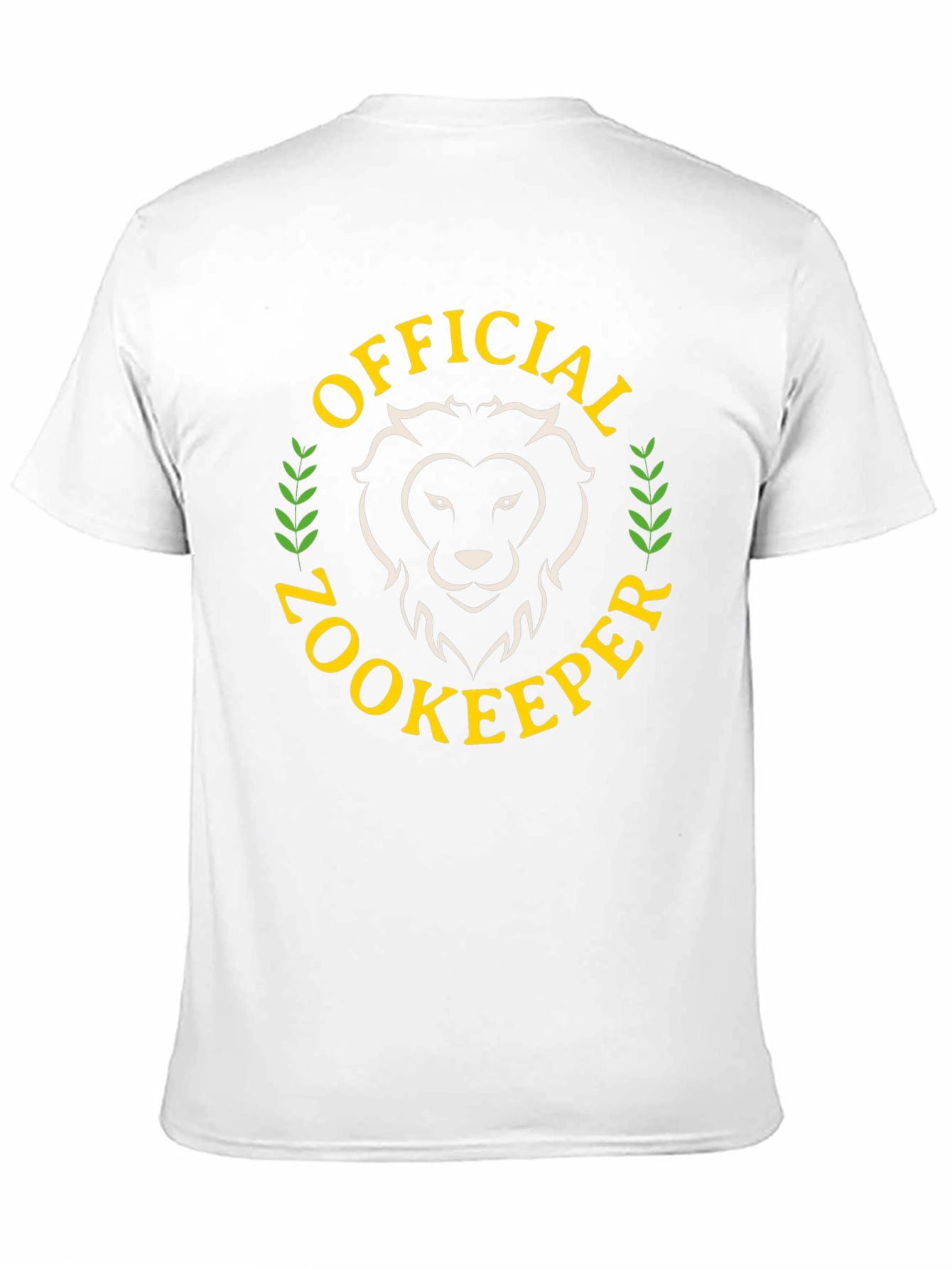 Official Zookeeper T-Shirt Lion Graphic