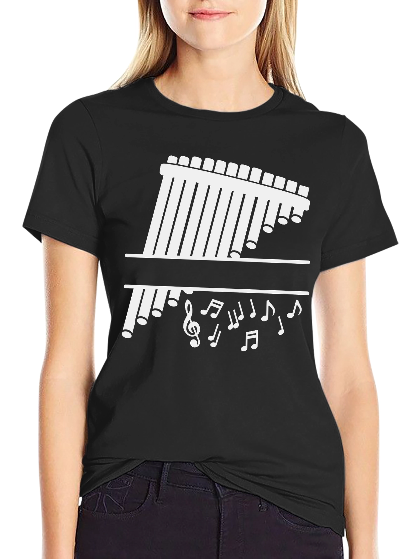 Musical Pan Flute Graphic Tee