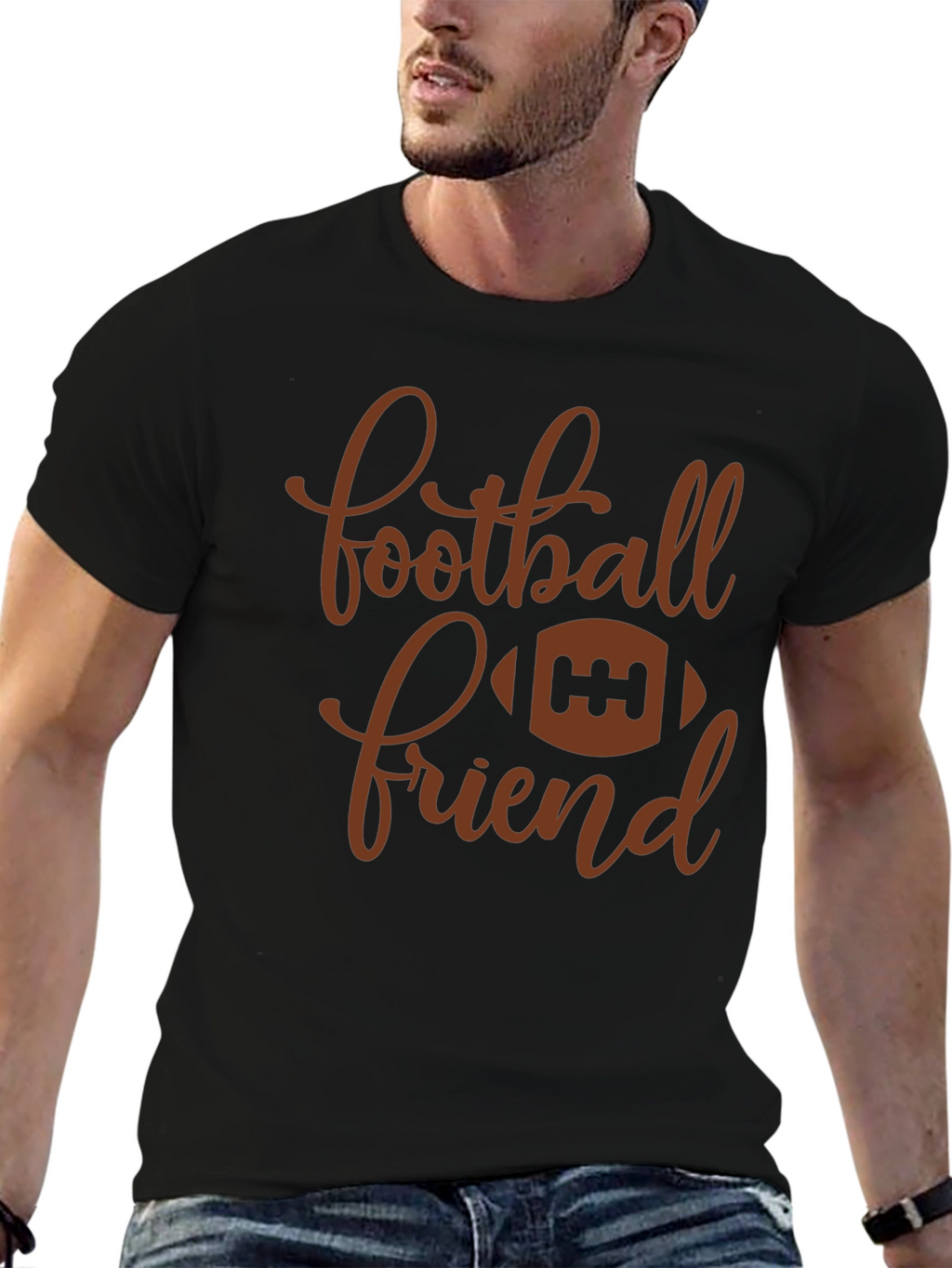 Football Friend Graphic Tee - Stylish & Comfy