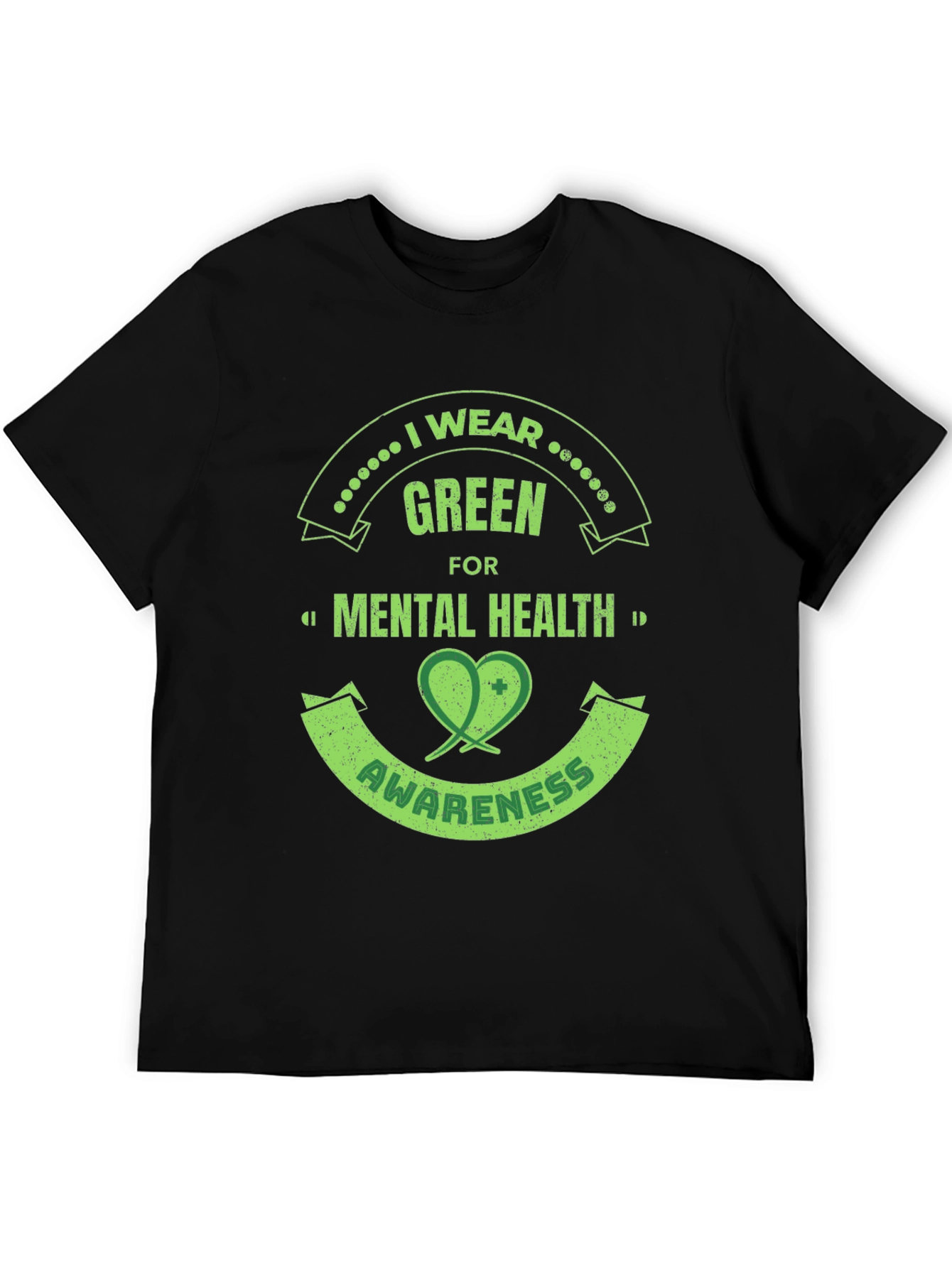 Green Mental Health Awareness T-Shirt