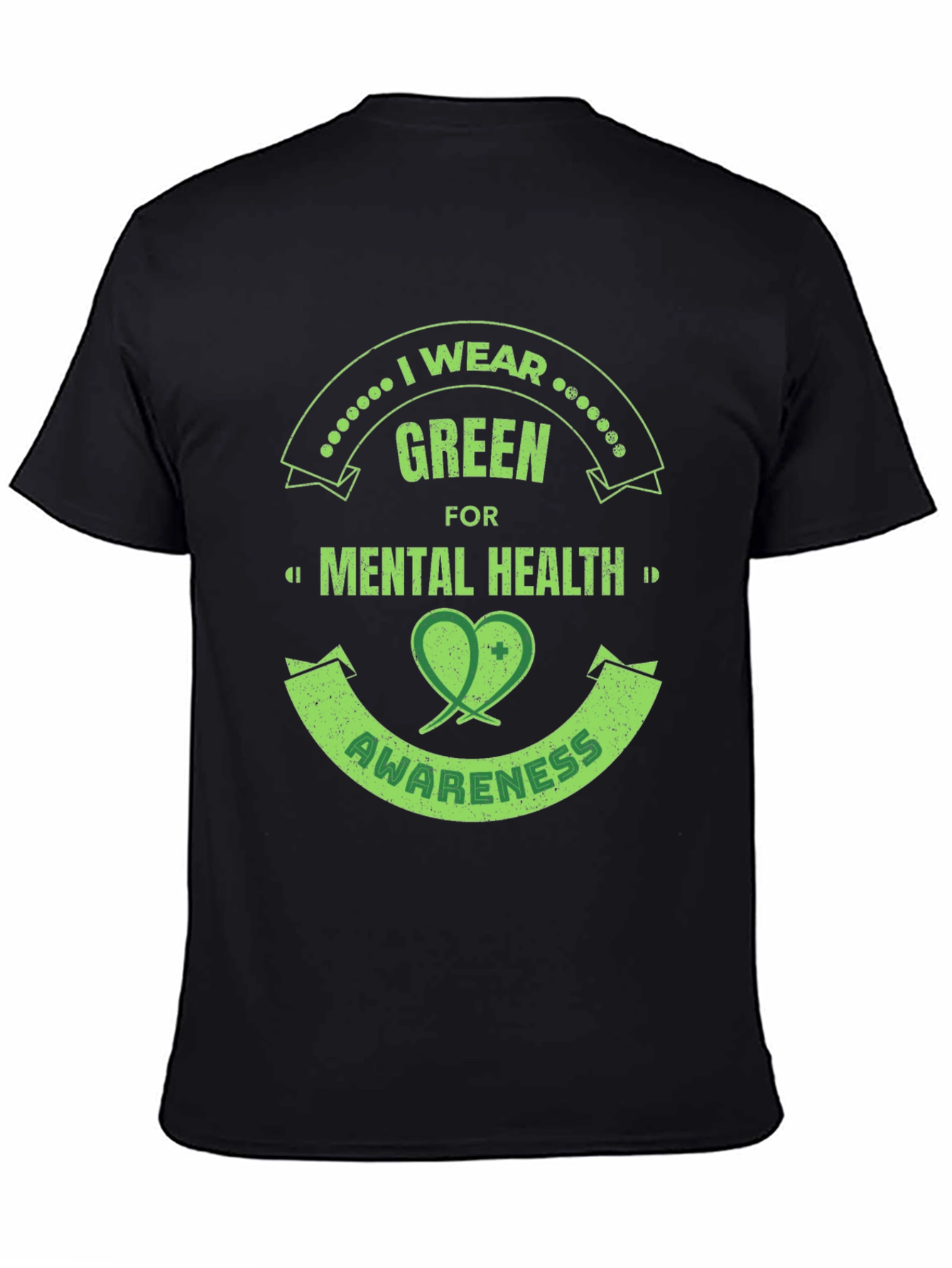 Green Mental Health Awareness T-Shirt
