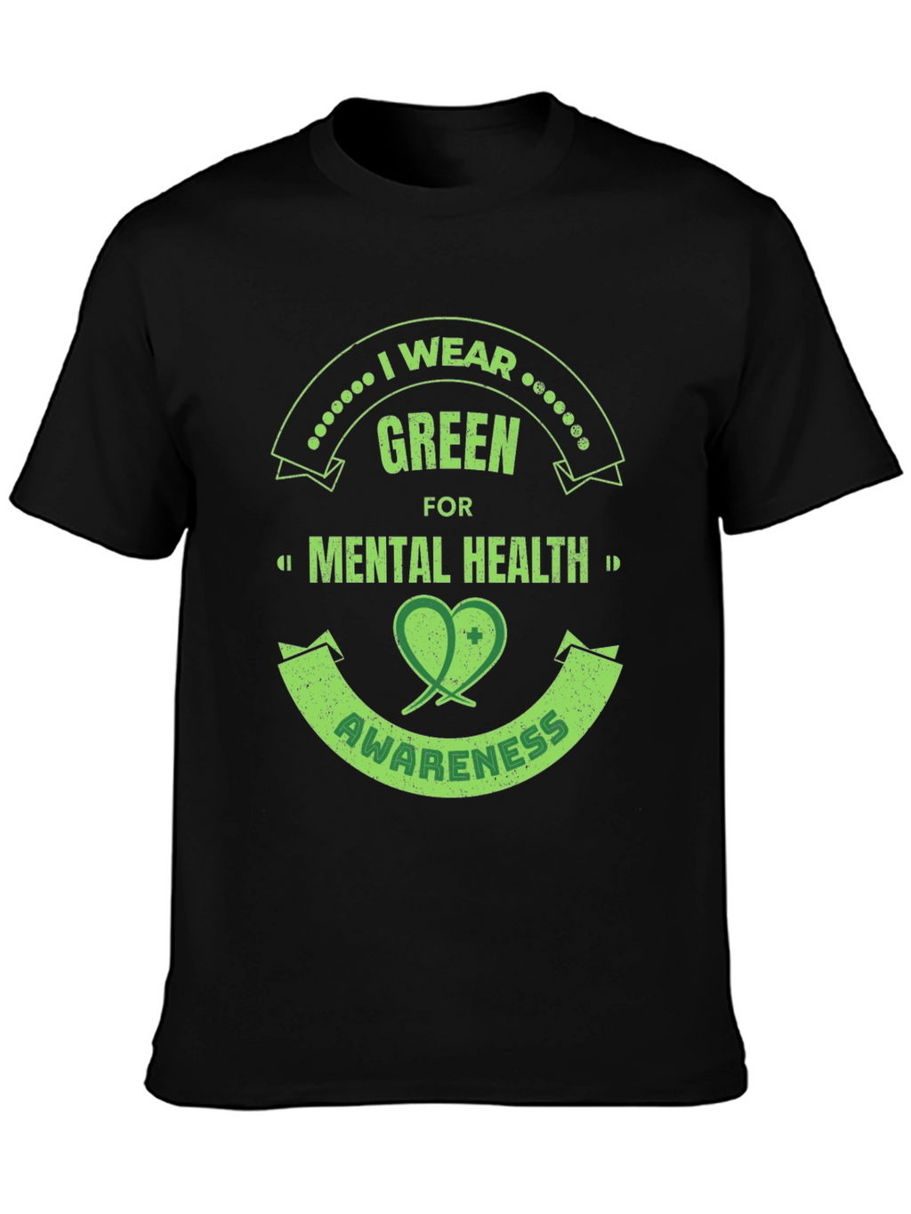 Green Mental Health Awareness T-Shirt