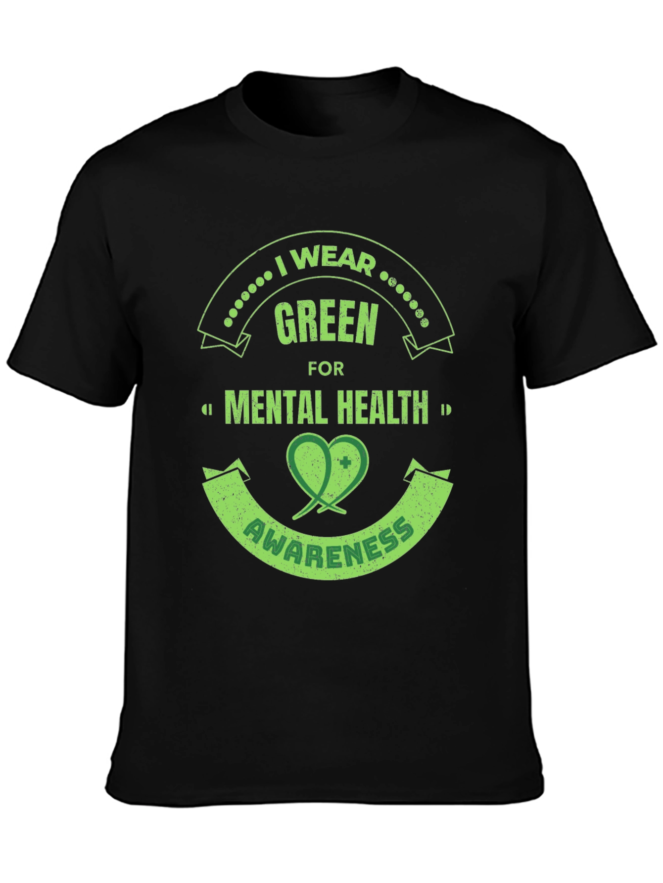 Green Mental Health Awareness T-Shirt