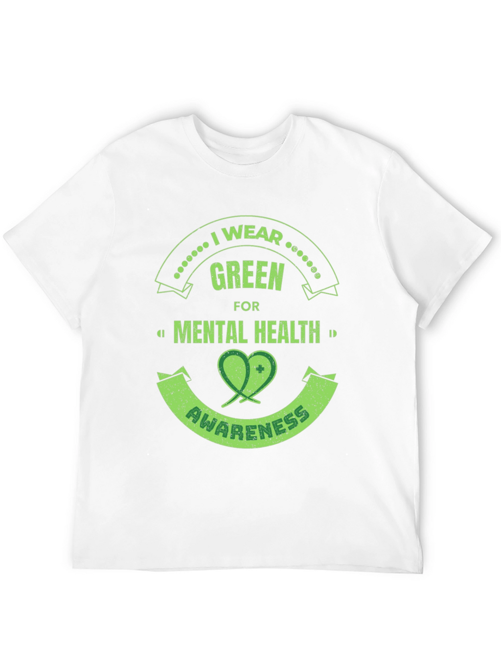 Green Mental Health Awareness T-Shirt