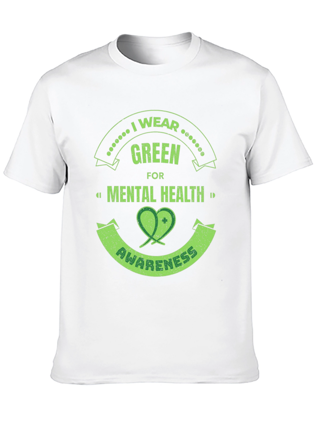 Green Mental Health Awareness T-Shirt