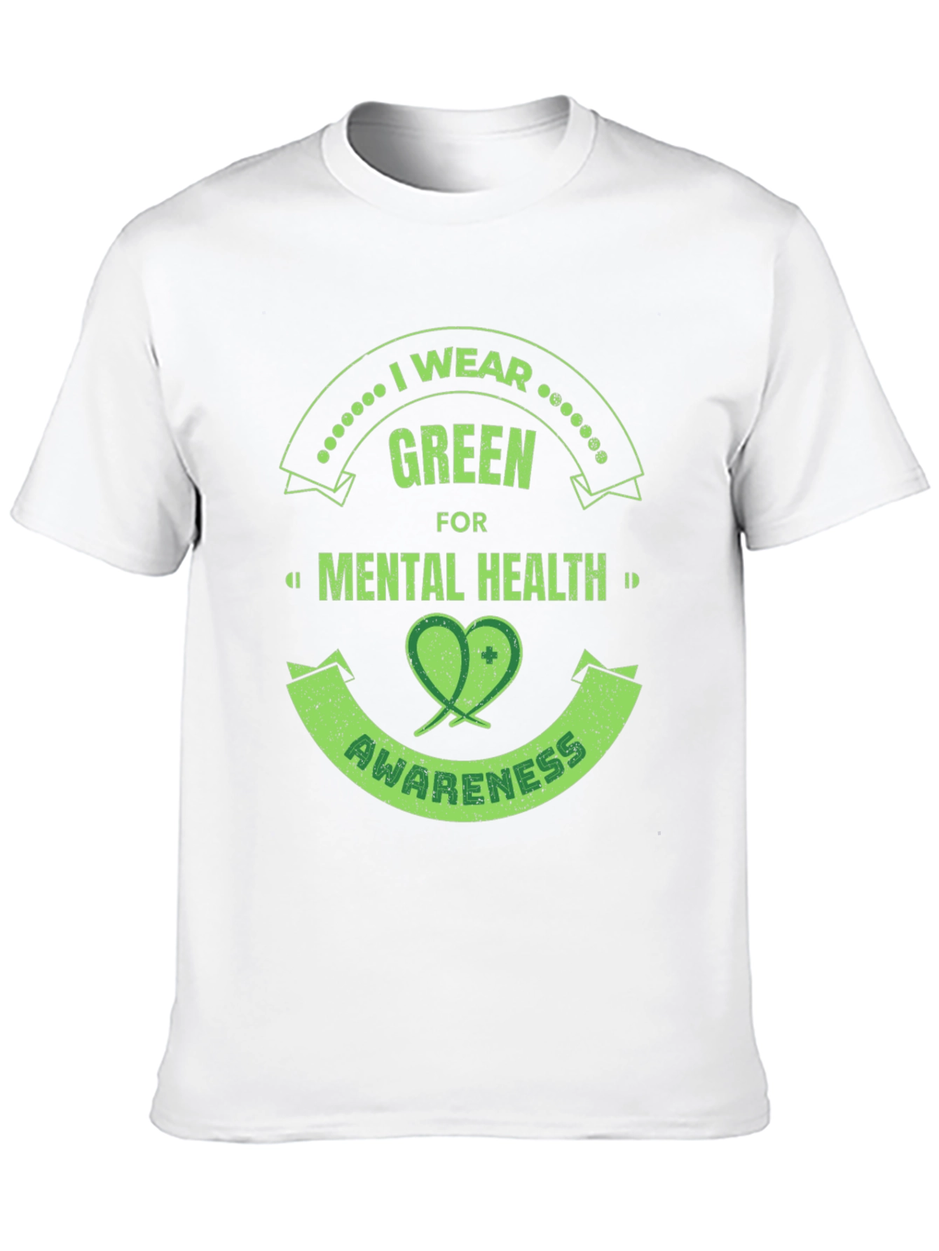 Green Mental Health Awareness T-Shirt