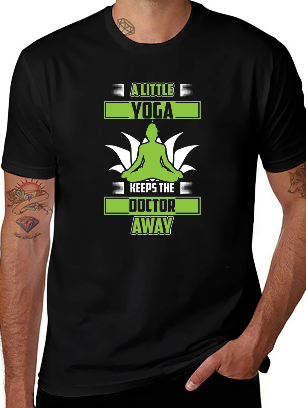 A Little Yoga Keeps The Doctor Away T-Shirt