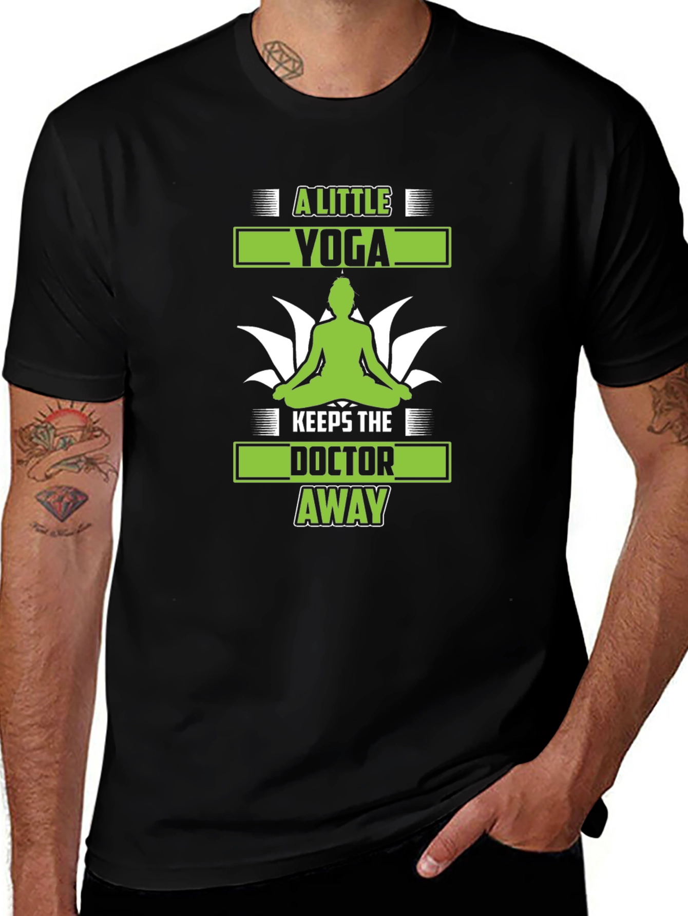 A Little Yoga Keeps The Doctor Away T-Shirt
