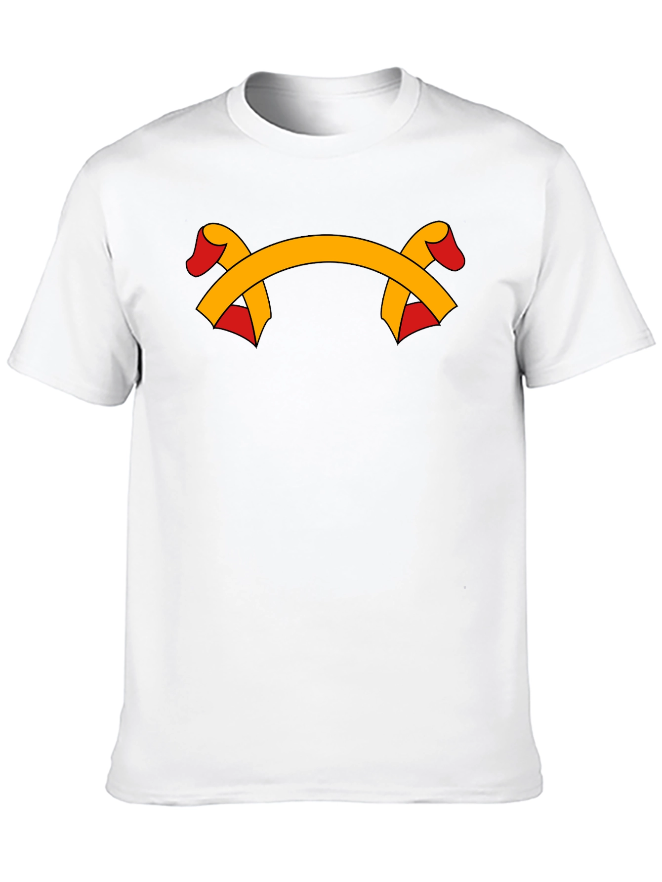 Ribbon Graphic Black T-Shirt