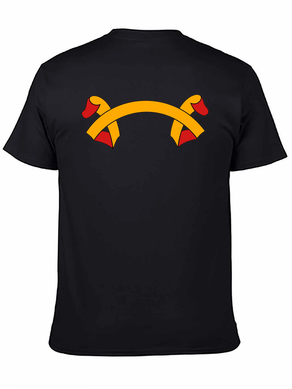 Ribbon Graphic Black T-Shirt