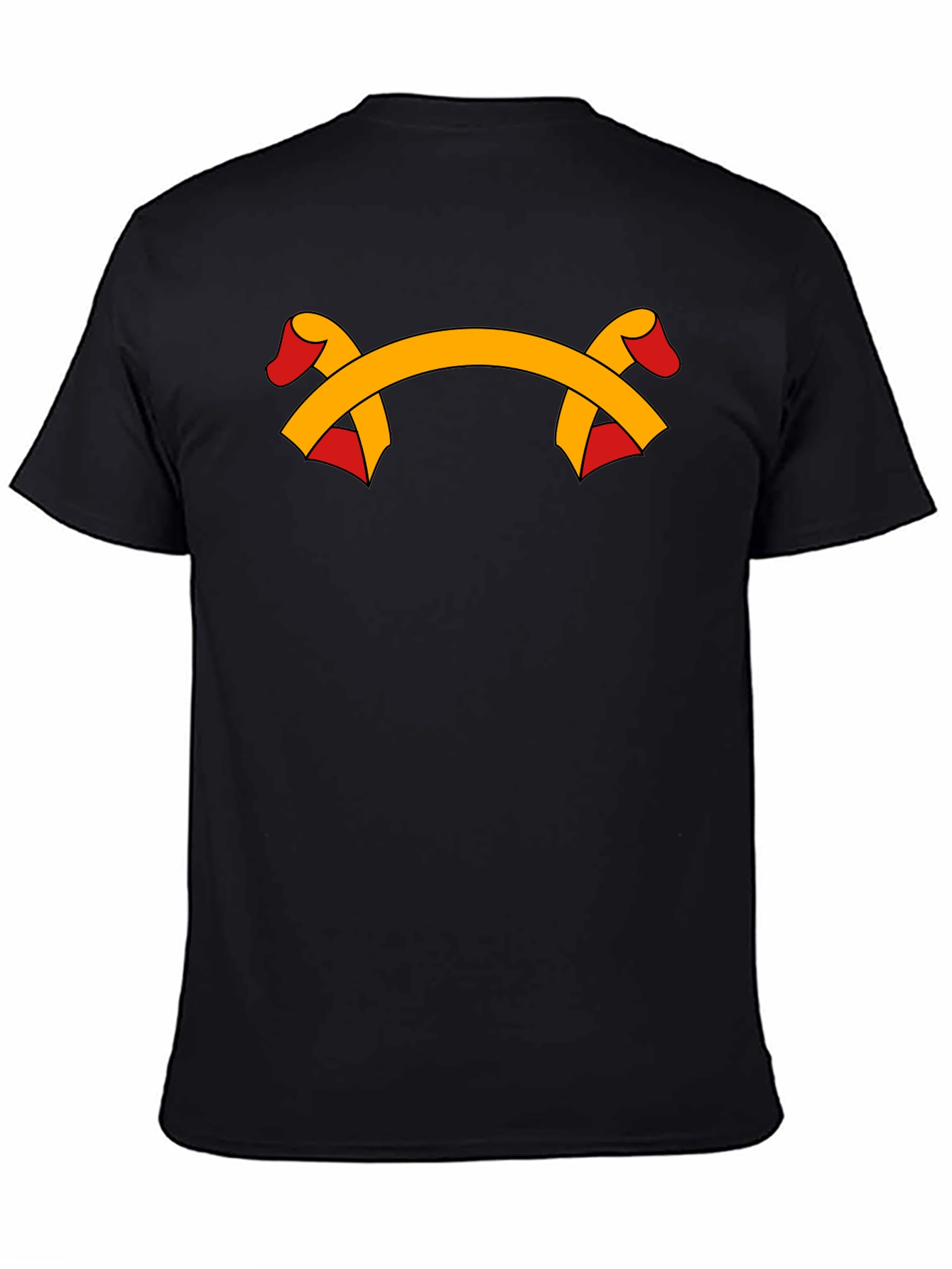 Ribbon Graphic Black T-Shirt