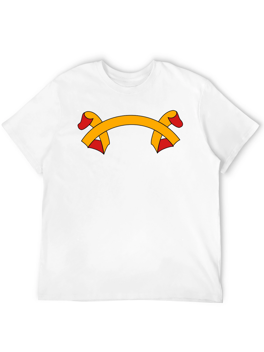Ribbon Graphic Black T-Shirt