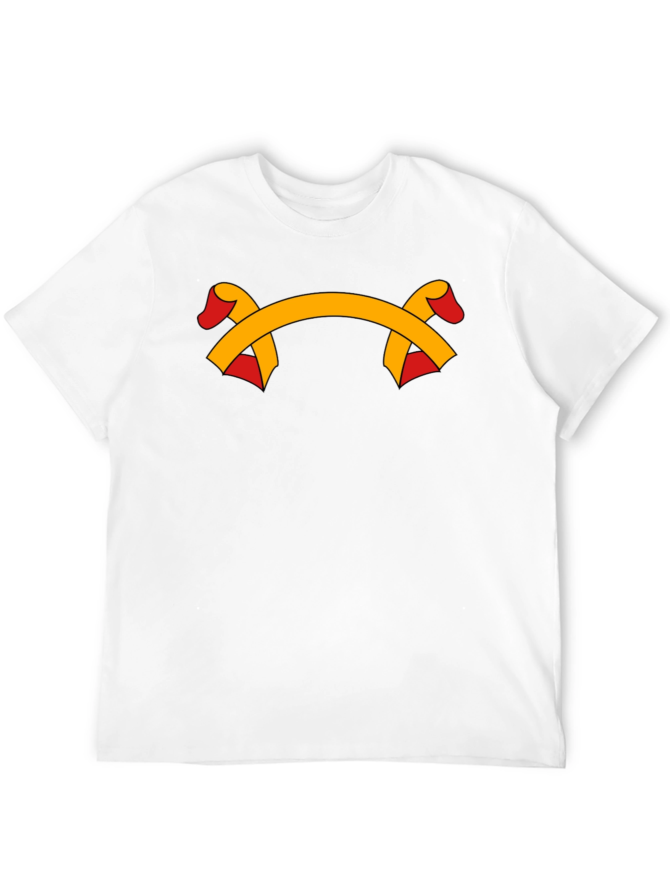 Ribbon Graphic Black T-Shirt