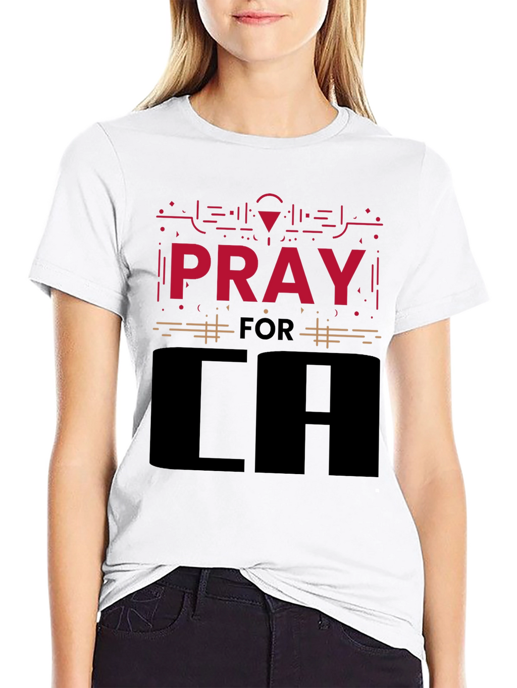 Pray for LA Graphic T-Shirt
