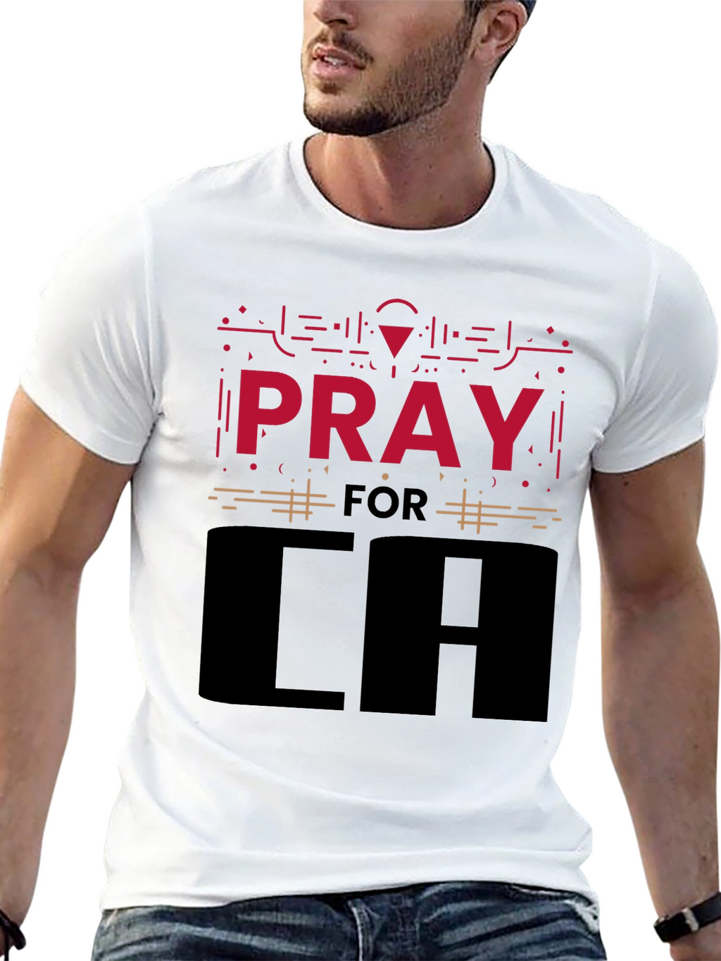 Pray for LA Graphic T-Shirt