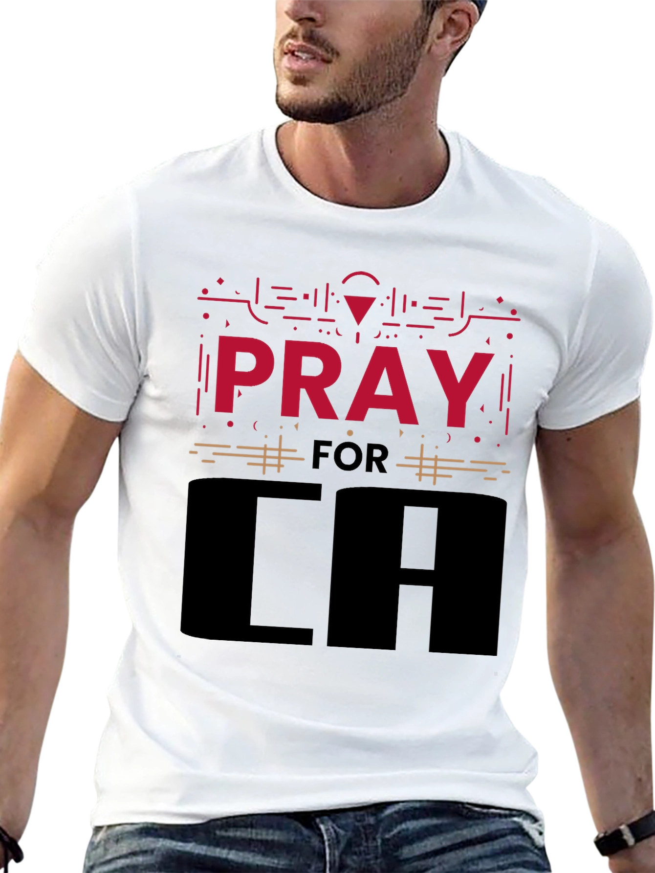 Pray for LA Graphic T-Shirt