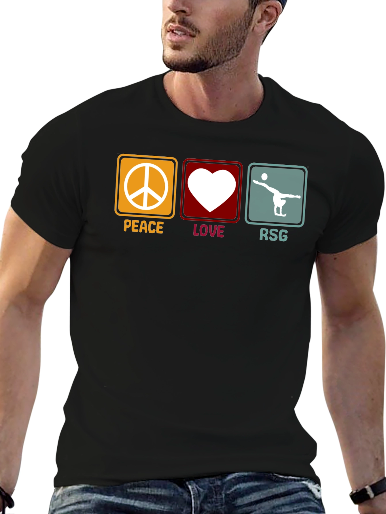 Peace Love RSG Rhythmic Gymnastics T-Shirt