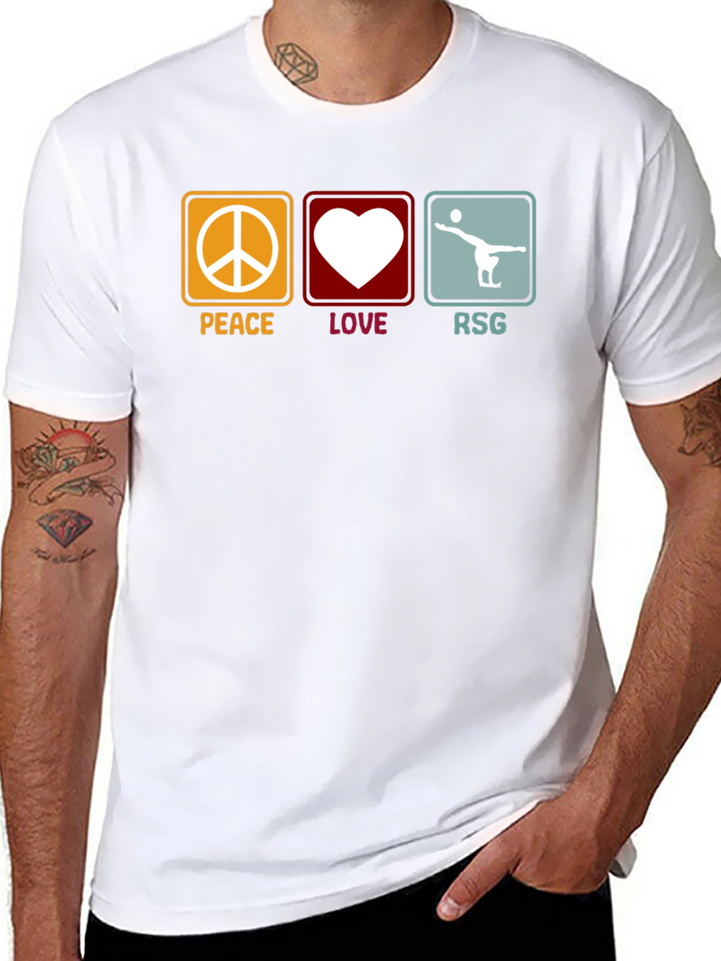 Peace Love RSG Rhythmic Gymnastics T-Shirt