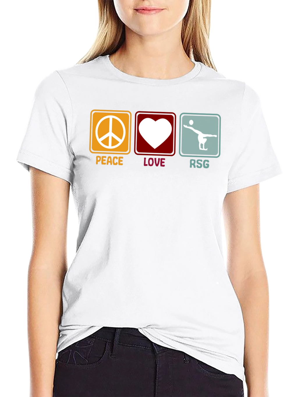 Peace Love RSG Rhythmic Gymnastics T-Shirt