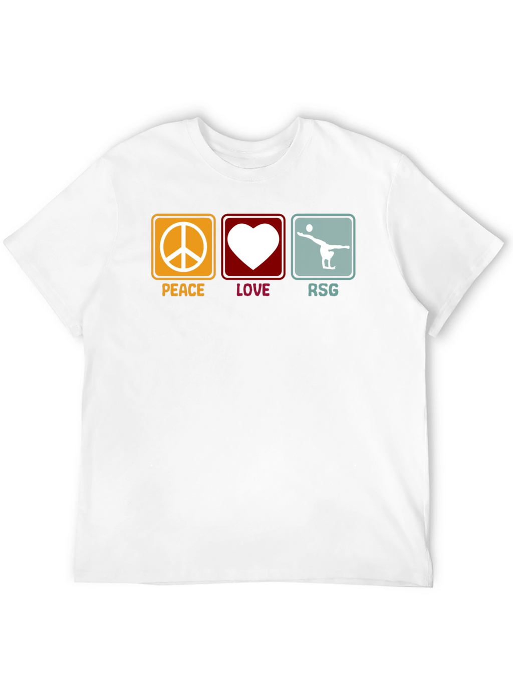 Peace Love RSG Rhythmic Gymnastics T-Shirt