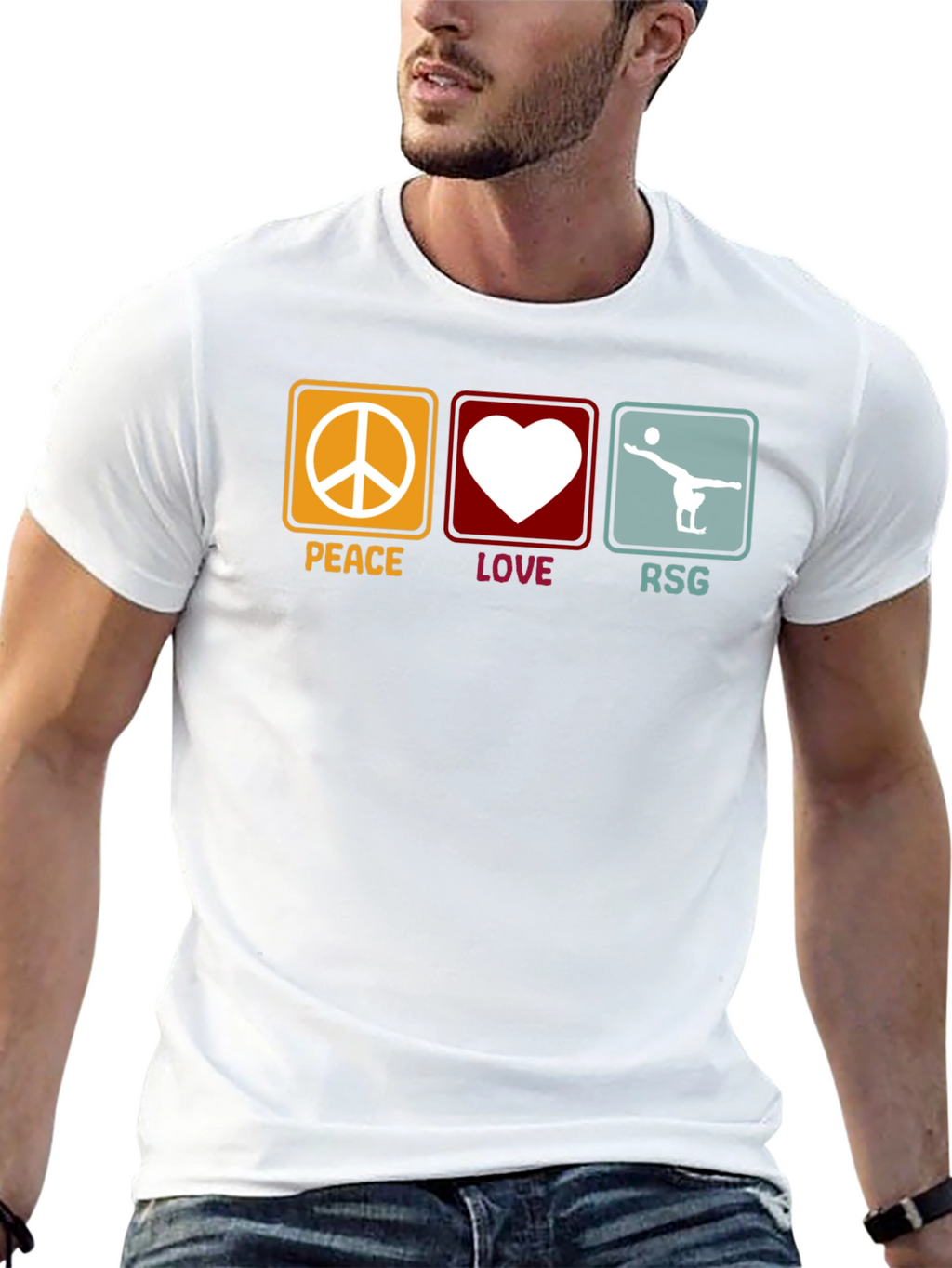Peace Love RSG Rhythmic Gymnastics T-Shirt