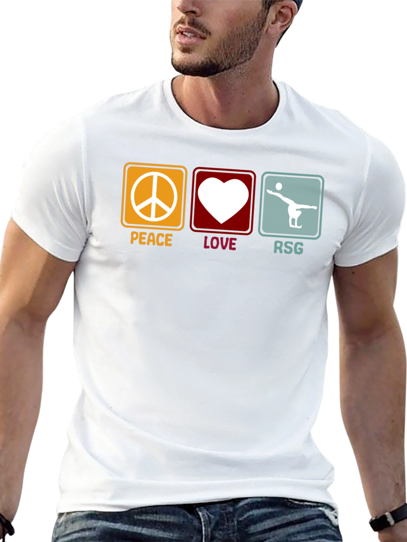Peace Love RSG Rhythmic Gymnastics T-Shirt