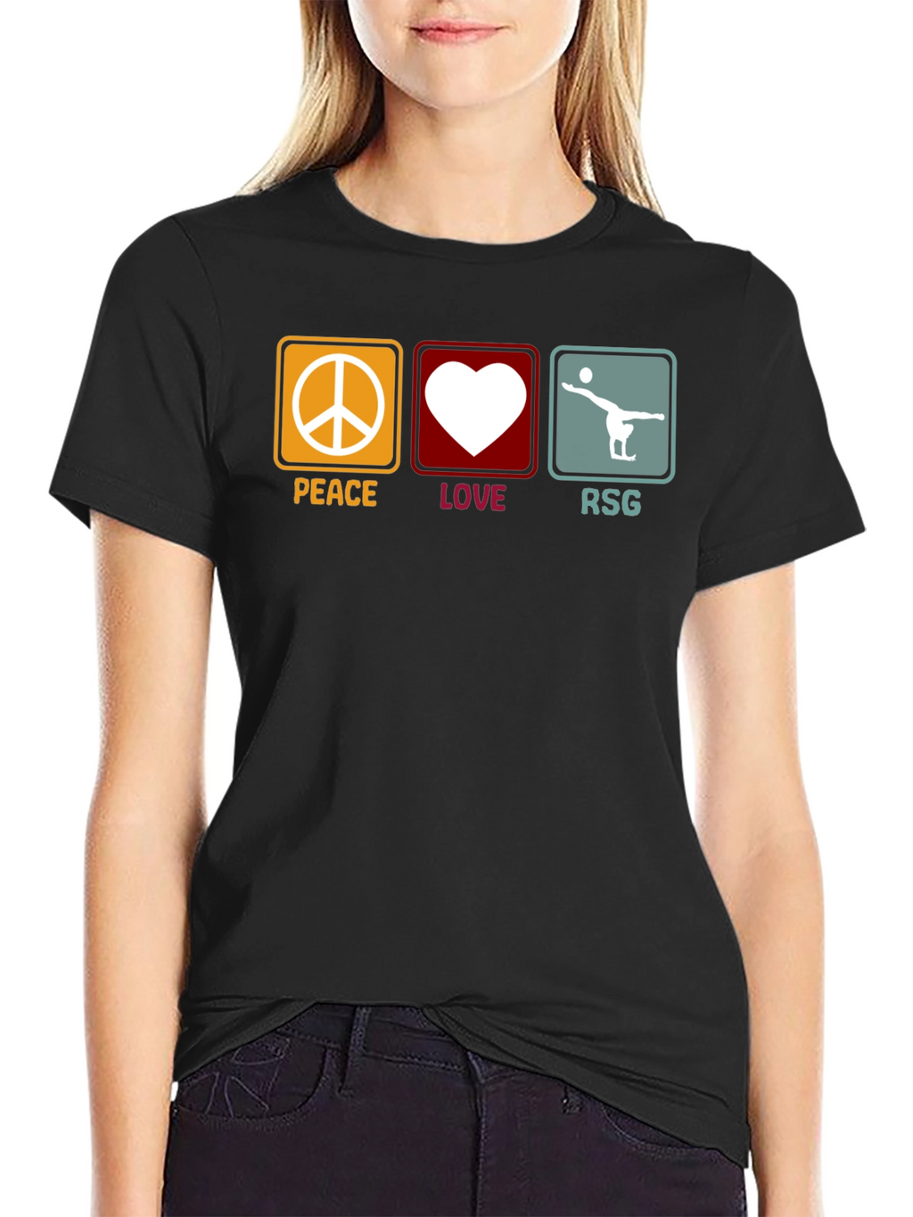 Peace Love RSG Rhythmic Gymnastics T-Shirt