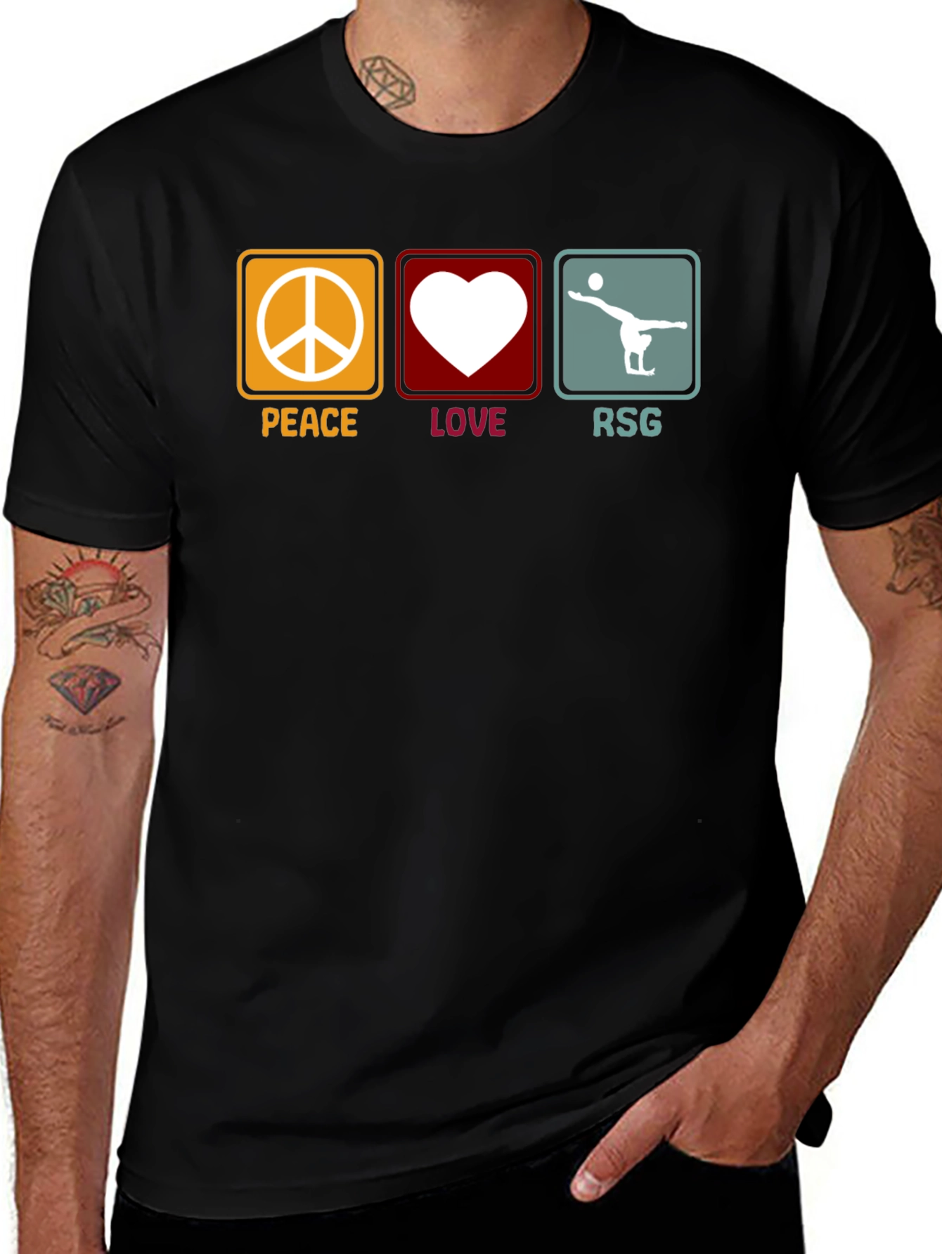 Peace Love RSG Rhythmic Gymnastics T-Shirt