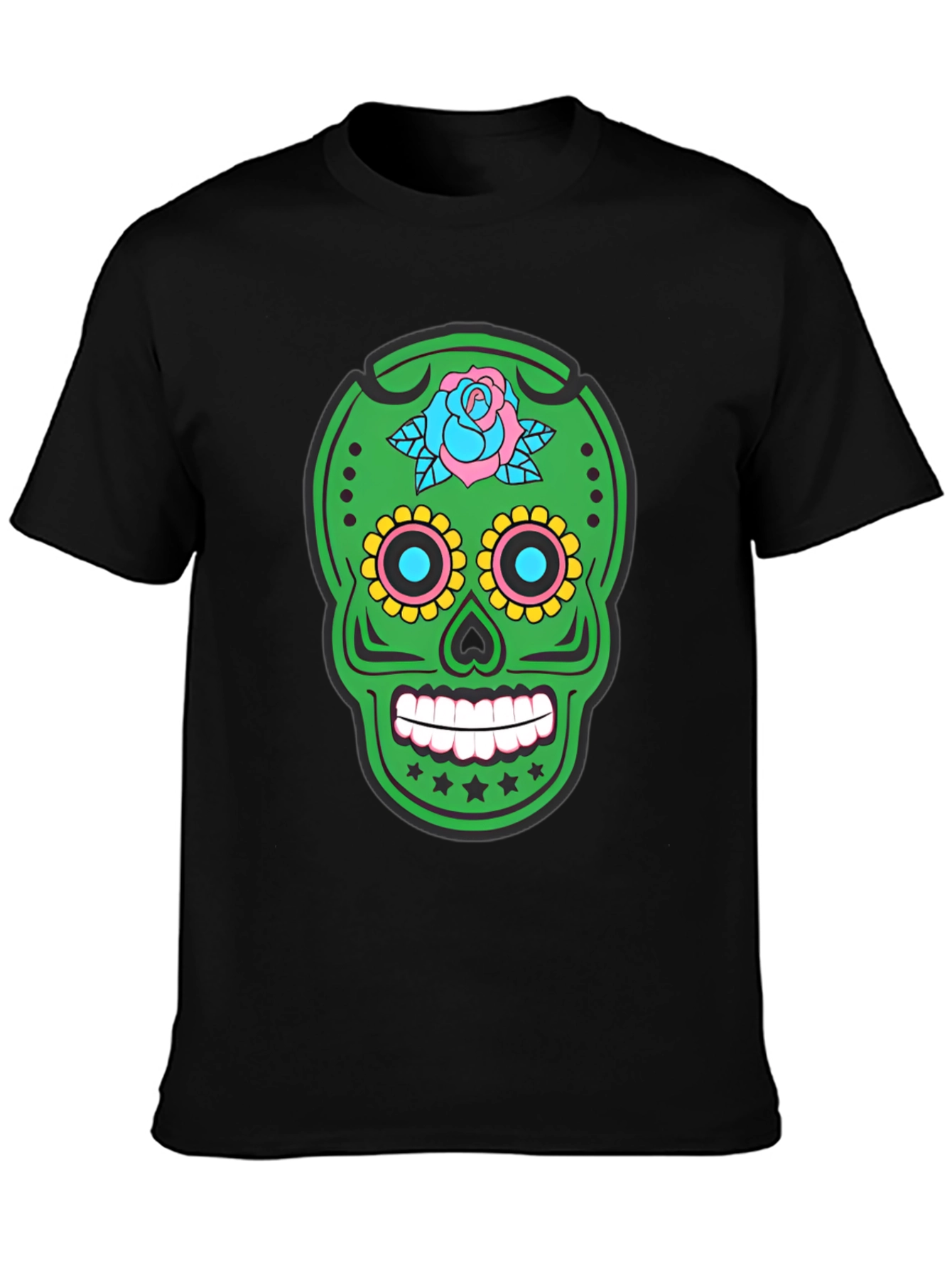 Sugar Skull T-Shirt - Day of the Dead Graphic Tee