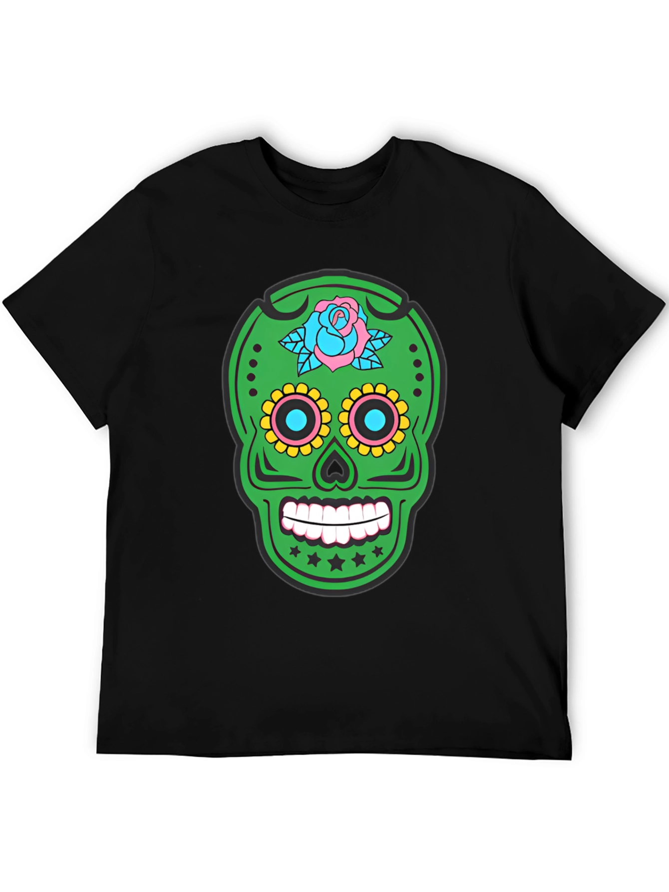 Sugar Skull T-Shirt - Day of the Dead Graphic Tee