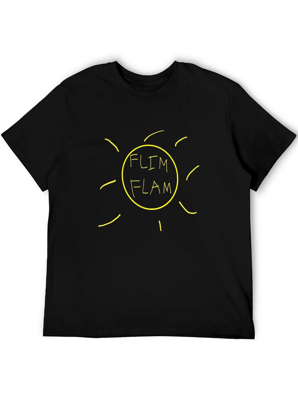 Flim Flam Black Graphic T-Shirt