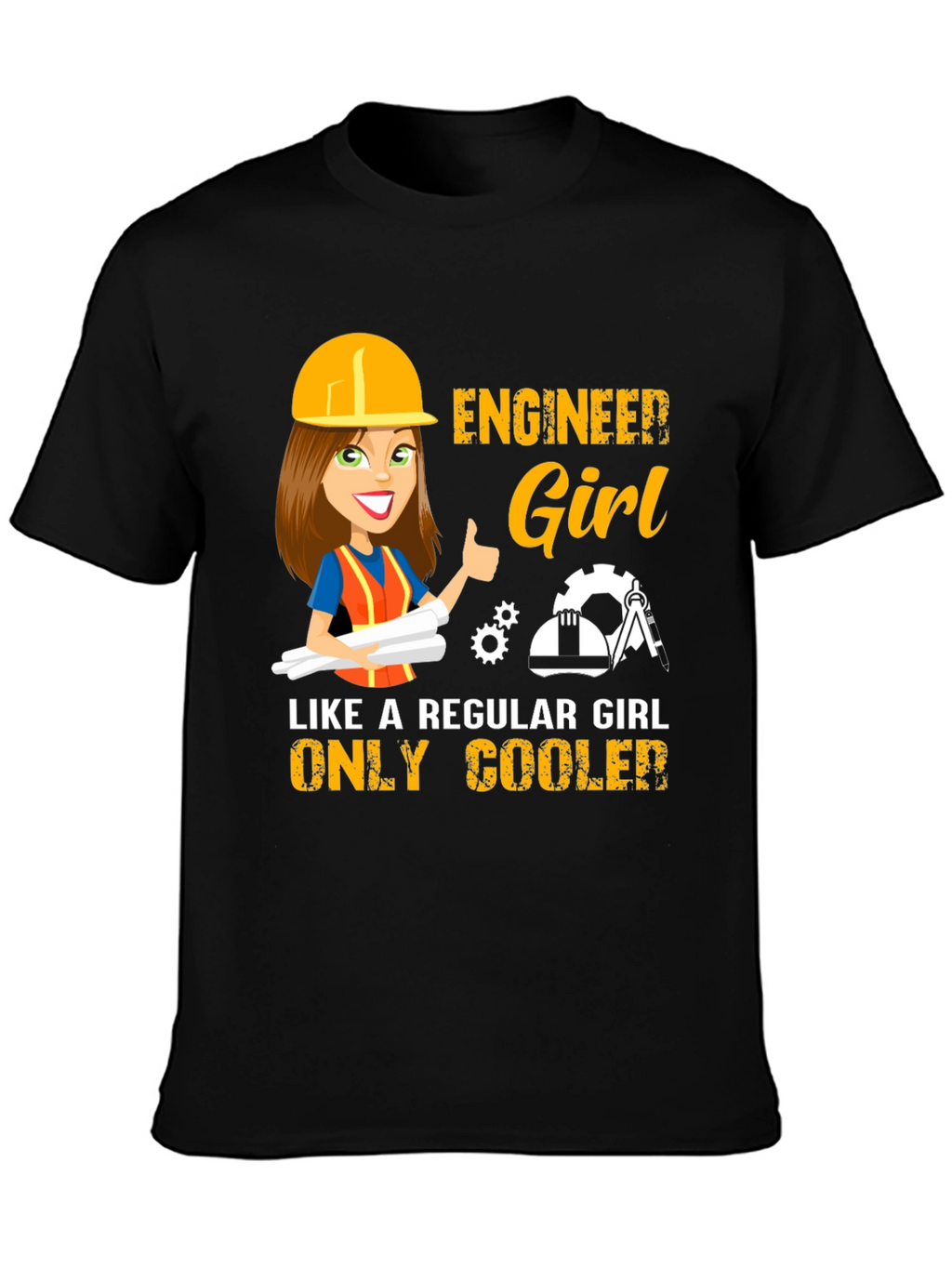 Engineer Girl T-Shirt: Cool & Unique Design
