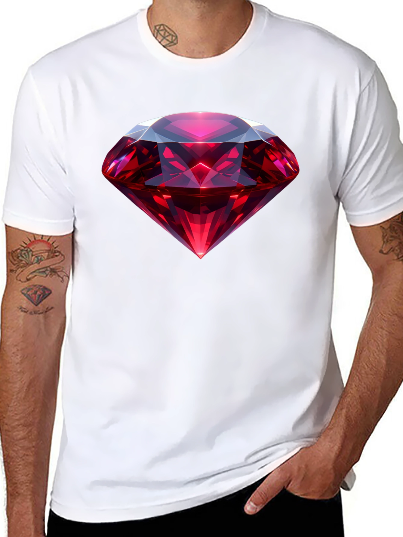 Ruby Gem Graphic Tee - Black