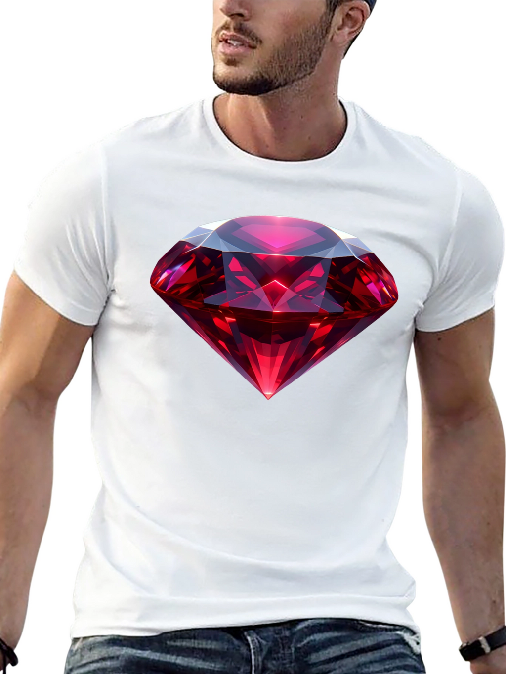 Ruby Gem Graphic Tee - Black