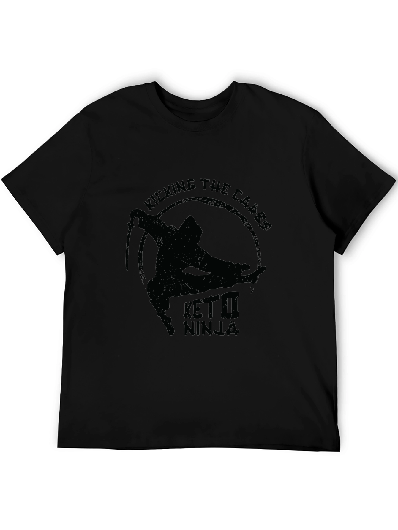 Keto Ninja Graphic T-Shirt - Kick the Carbs!