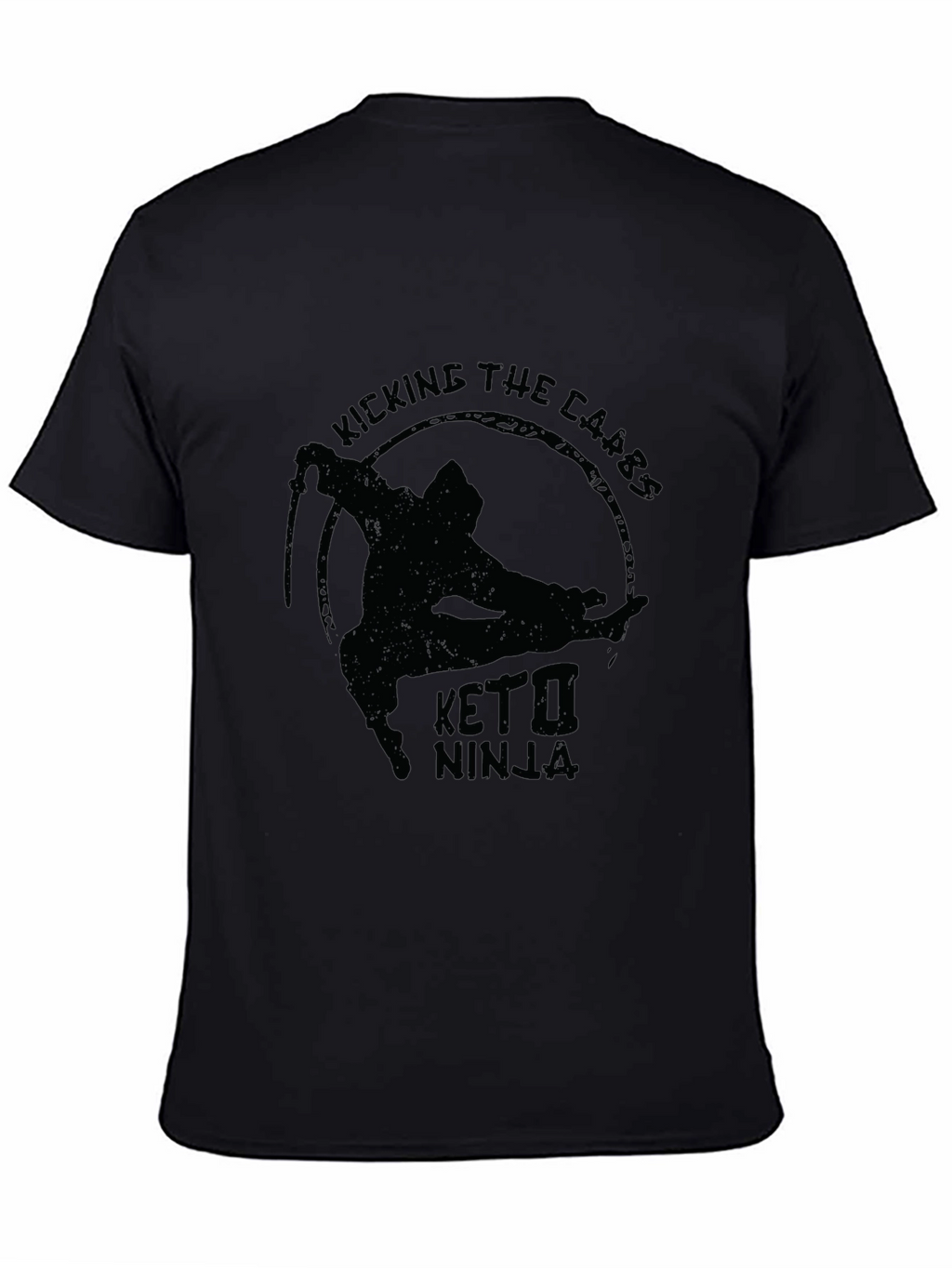 Keto Ninja Graphic T-Shirt - Kick the Carbs!