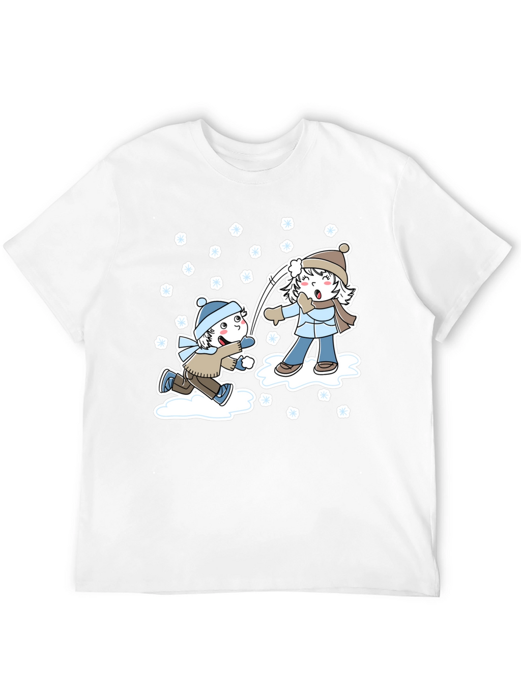 Winter Snowball Fight Graphic Tee