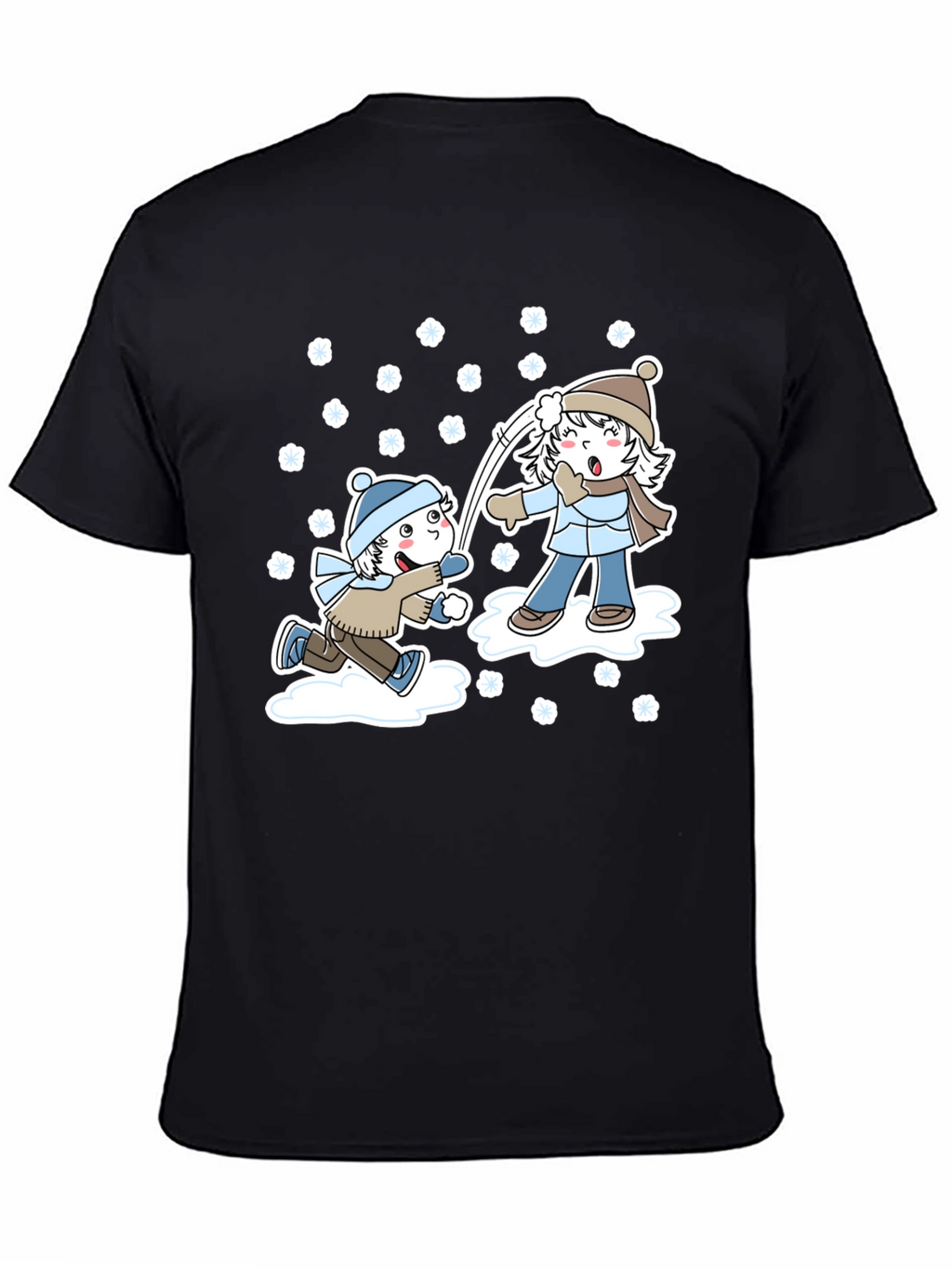 Winter Snowball Fight Graphic Tee