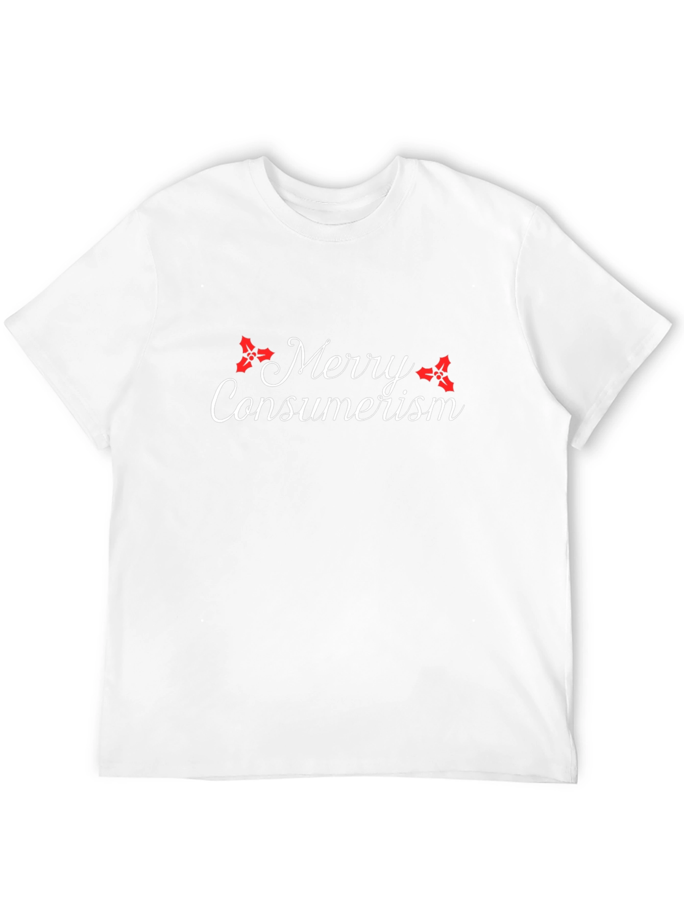 Merry Consumerism Black Graphic Tee