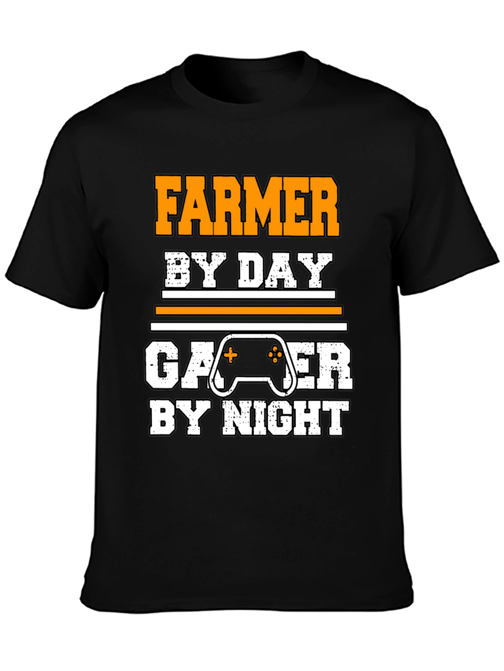 Farmer by Day Gamer by Night Novelty T-Shirt