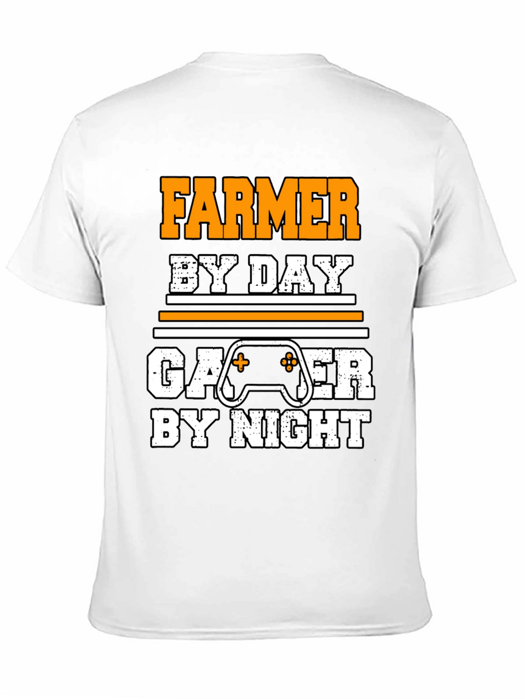 Farmer by Day Gamer by Night Novelty T-Shirt