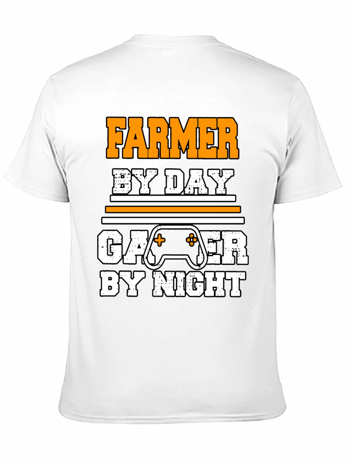 Farmer by Day Gamer by Night Novelty T-Shirt