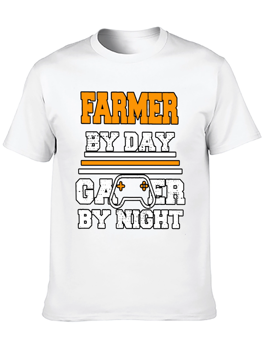 Farmer by Day Gamer by Night Novelty T-Shirt